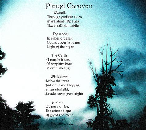 black sabbath planet caravan lyrics